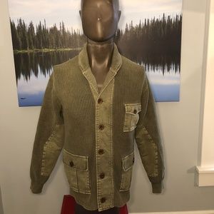 Orvis Heavy Knit Sweater Jacket